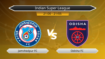 Indian Super League Jamshedpur FC VS Odisha FC