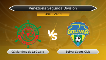 Venezuela Segunda Division CS Maritimo de La Guaira VS Bolivar Sports Club
