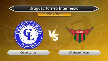 Uruguay Torneo Intermedio Cerro Largo VS CA Boston River