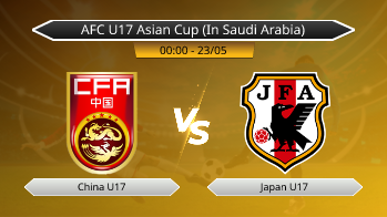 AFC U17 Asian Cup (In Saudi Arabia) China U17 VS Japan U17
