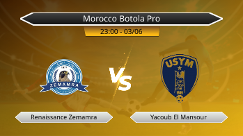 Morocco Botola Pro Renaissance Zemamra VS Yacoub El Mansour
