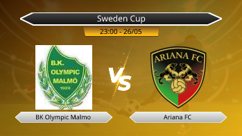 Sweden Cup BK Olympic Malmo VS Ariana FC