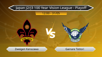 Japan J2/J3 100 Year Vision League - Playoff Zweigen Kanazawa VS Gainare Tottori