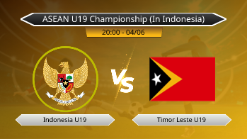 ASEAN U19 Championship (In Indonesia) - Indonesia U19 vs Timor Leste U19