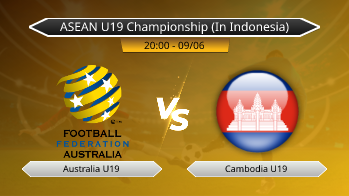 ASEAN U19 Championship (In Indonesia) - Australia U19 vs Cambodia U19
