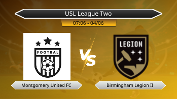 USL League Two Montgomery United FC VS Birmingham Legion II
