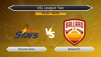 USL League Two Tacoma Stars VS Ballard FC