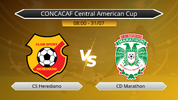CONCACAF Central American Cup CS Herediano VS CD Marathon