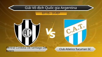 Giải Vô địch Quốc gia Argentina Central Cordoba De Santiago Del Estero VS Club Atletico Tucuman SC