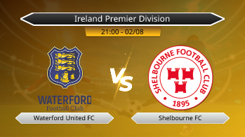 Ireland Premier Division Waterford United FC VS Shelbourne FC