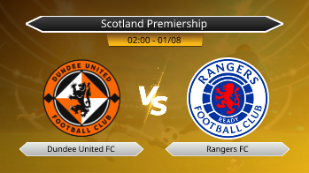 Scotland Premiership Dundee United FC VS Rangers FC