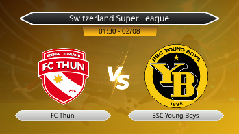 Switzerland Super League FC Thun VS BSC Young Boys
