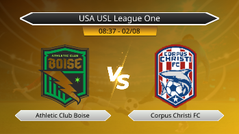 USA USL League One Athletic Club Boise VS Corpus Christi FC