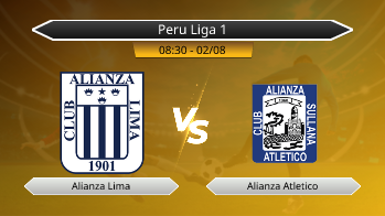 Peru Liga 1 Alianza Lima VS Alianza Atletico