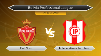 Bolivia Professional League Real Oruro VS Independiente Petrolero