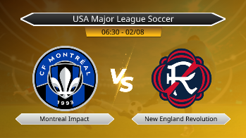 USA Major League Soccer Montreal Impact VS New England Revolution