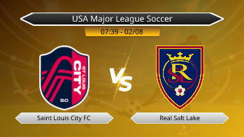 USA Major League Soccer Saint Louis City FC VS Real Salt Lake