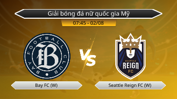 Giải bóng đá nữ quốc gia Mỹ Bay FC (W) VS Seattle Reign FC (W)