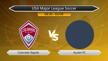 USA Major League Soccer Colorado Rapids VS Austin FC