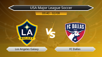 USA Major League Soccer Los Angeles Galaxy VS FC Dallas