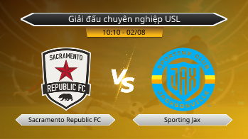 Giải đấu chuyên nghiệp USL Sacramento Republic FC VS Sporting Jax