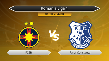 Romania Liga 1 FCSB VS Farul Constanța
