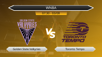 WNBA Golden State Valkyries VS Toronto Tempo