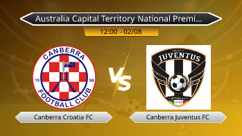 Australia Capital Territory National Premier League Canberra Croatia FC VS Canberra Juventus FC