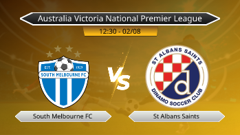 Australia Victoria National Premier League South Melbourne FC VS St Albans Saints