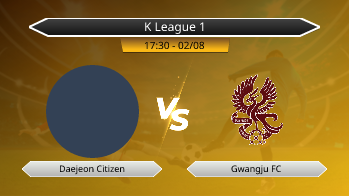 K League 1 Daejeon Citizen VS Gwangju FC