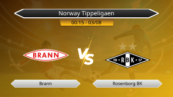 Norway Tippeligaen Brann VS Rosenborg BK