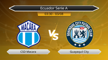 Ecuador Serie A CSD Macara VS Guayaquil City