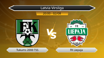 Latvia Virsliga Tukums 2000 TSS VS FK Liepaja