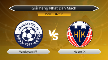 Giải hạng Nhất Đan Mạch Vendsyssel FF VS Hobro IK