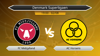 Denmark Superligaen FC Midtjylland VS AC Horsens