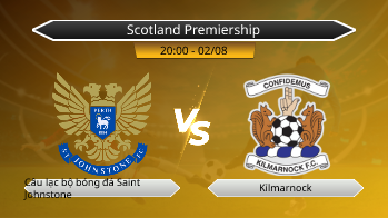 Scotland Premiership Câu lạc bộ bóng đá Saint Johnstone VS Kilmarnock