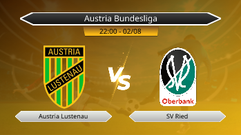 Austria Bundesliga Austria Lustenau VS SV Ried
