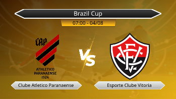 Brazil Cup Clube Atletico Paranaense VS Esporte Clube Vitoria