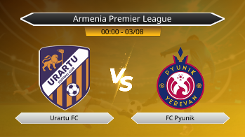 Armenia Premier League Urartu FC VS FC Pyunik