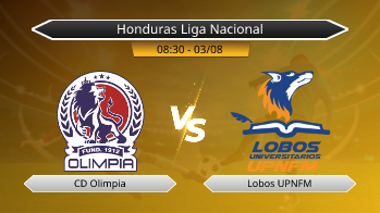 Honduras Liga Nacional CD Olimpia VS Lobos UPNFM