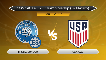 CONCACAF U20 Championship (In Mexico) El Salvador U20 VS USA U20