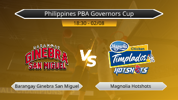 Philippines PBA Governors Cup Barangay Ginebra San Miguel VS Magnolia Hotshots