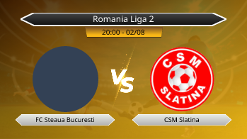 Romania Liga 2 FC Steaua Bucuresti VS CSM Slatina