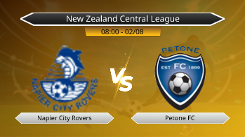 New Zealand Central League Napier City Rovers VS Petone FC