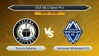 USA MLS Next Pro Tacoma Defiance VS Vancouver Whitecaps FC II