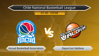 Chile National Basketball League Ancud Basketball Association VS Deportivo Valdivia