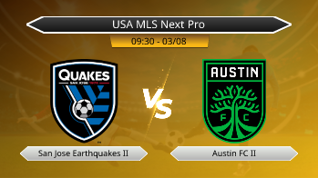 USA MLS Next Pro San Jose Earthquakes II VS Austin FC II
