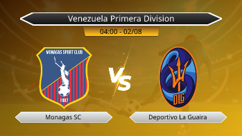 Venezuela Primera Division Monagas SC VS Deportivo La Guaira