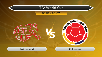 FIFA World Cup - Switzerland vs Colombia