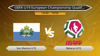UEFA U19 European Championship Qualifiers League B San Marino U19 VS Belarus U19